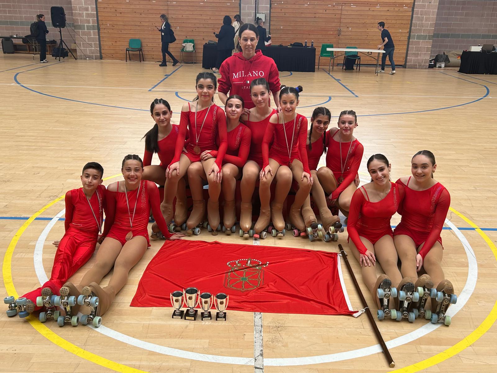 Brillante cosecha navarra en la "Fase Final del IV Torneo Interauton&oacute;mico" de Patinaje Art&iacute;stico